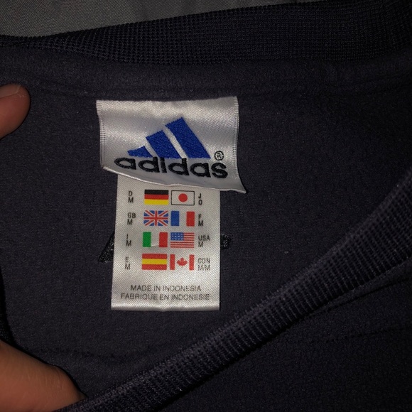 SOLD*** ADIDAS Thrifted Cropped Grey Crewneck - Picture 3 of 3